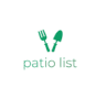 PatioList brand logo for BBQ grills and outdoor kitchens